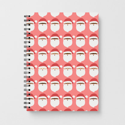 Santa Pattern - Christmas Patterns Notebook