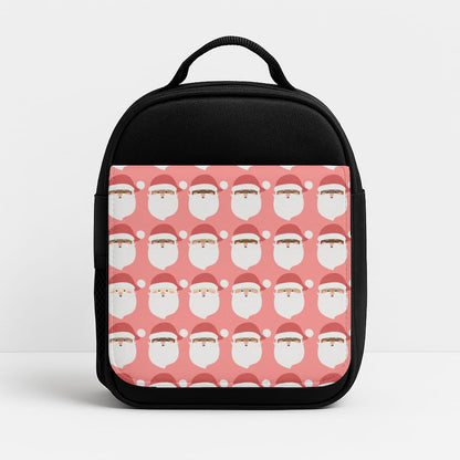 Santa Pattern - Christmas Patterns Insulated Lunchbox