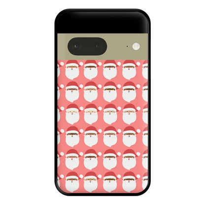 Santa Pattern - Christmas Patterns Phone Case for Google Pixel 7a