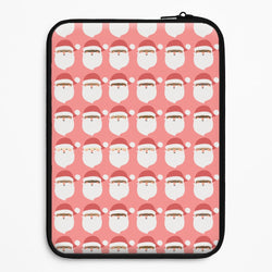 Santa Pattern - Christmas Patterns Universal Laptop Sleeve