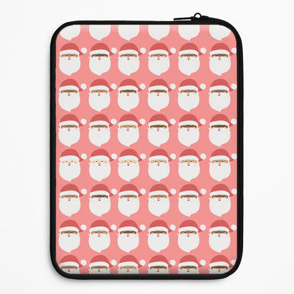Santa Pattern - Christmas Patterns Universal Laptop Sleeve