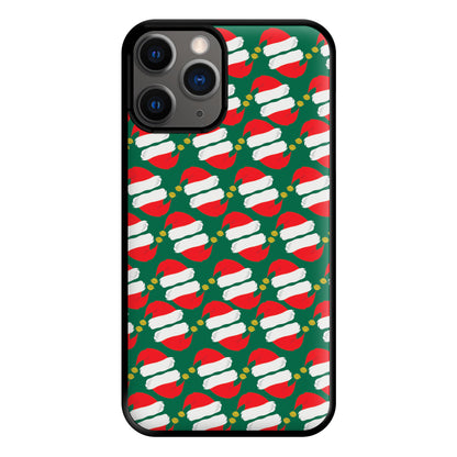 Santa Hat Pattern - Christmas Phone Case for iPhone 12 Pro Max