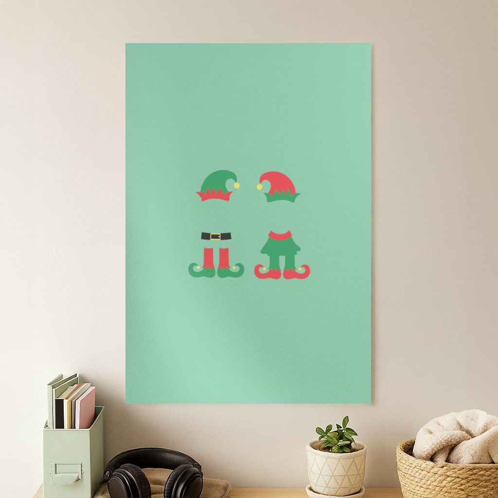 Elf Body - Christmas Poster