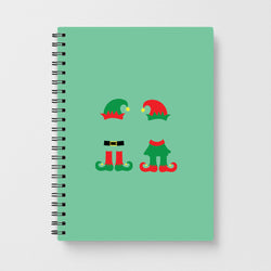 Elf Body - Christmas Notebook