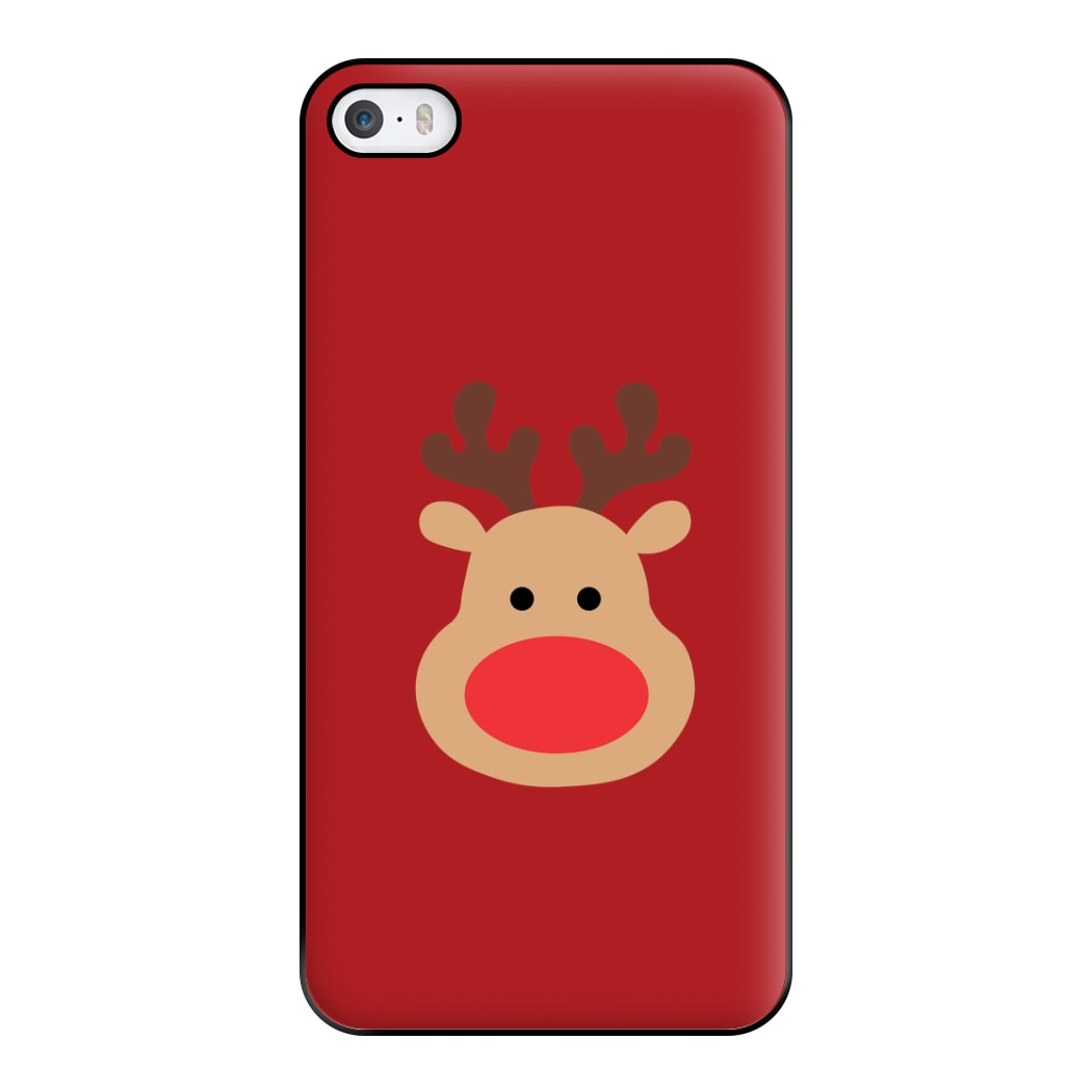 Rudolph Face - Christmas Phone Case for iPhone 5 / 5s / SE 2016