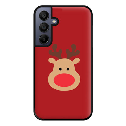 Rudolph Face - Christmas Phone Case for Galaxy A15