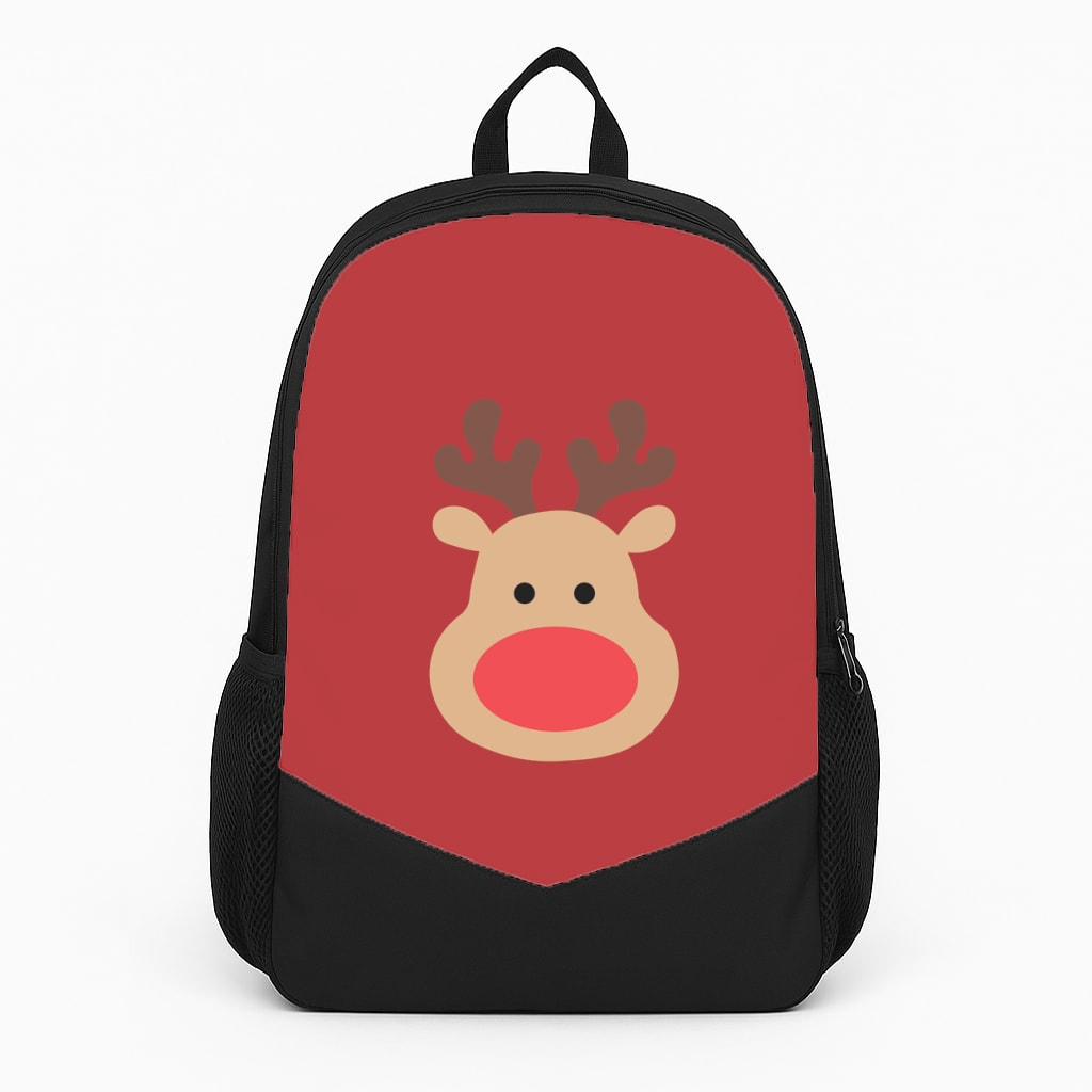 Rudolph Face - Christmas Backpack