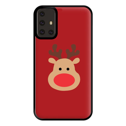 Rudolph Face - Christmas Phone Case for Galaxy A71