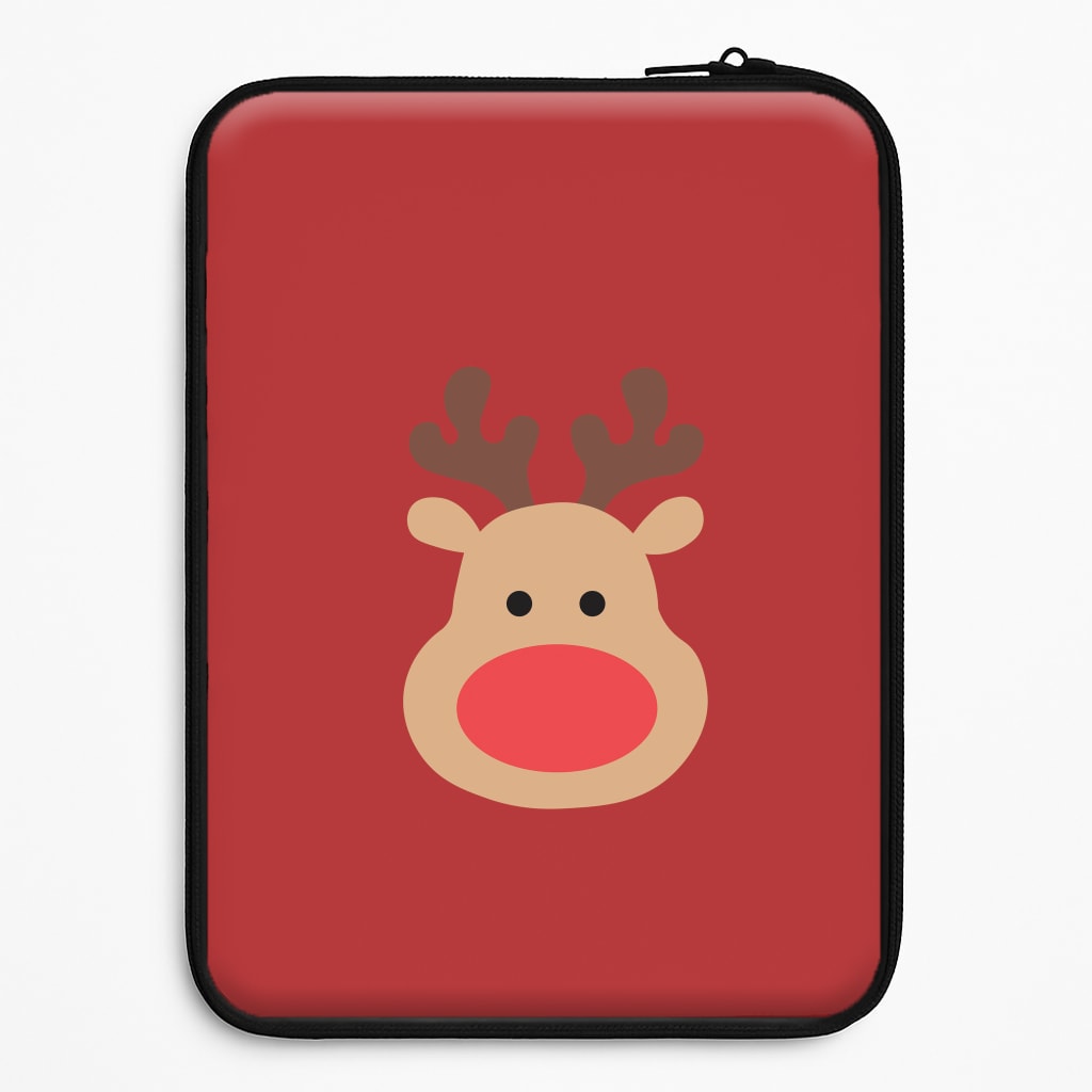 Rudolph Face - Christmas Universal Laptop Sleeve