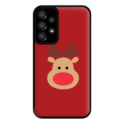 Rudolph Face - Christmas Phone Case for Galaxy A33