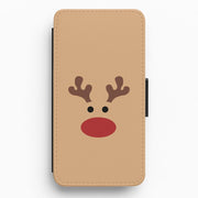 Rudolph Red Nose - Christmas Flip / Wallet Phone Case 1