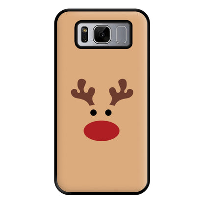 Rudolph Red Nose - Christmas Phone Case for Galaxy S8 Plus