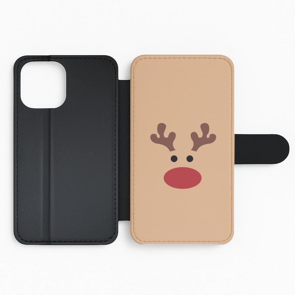Rudolph Red Nose - Christmas Flip Phone Case