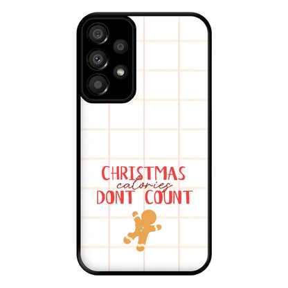 Christmas Calories Don't Count Phone Case for Galaxy A33