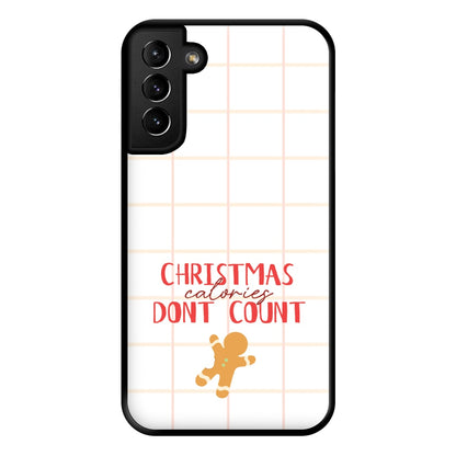 Christmas Calories Don't Count Phone Case for Galaxy S21 Plus