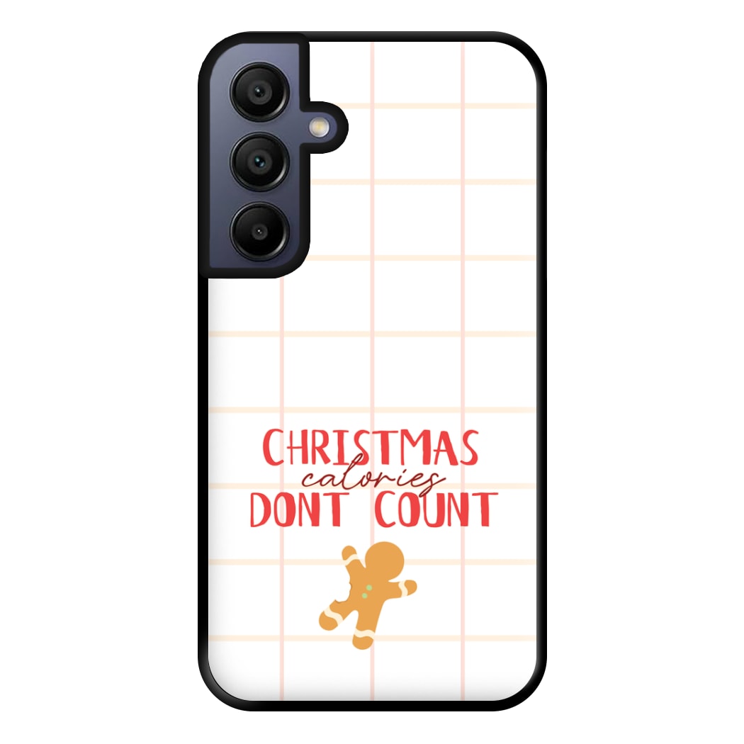 Christmas Calories Don't Count Phone Case for Galaxy A15