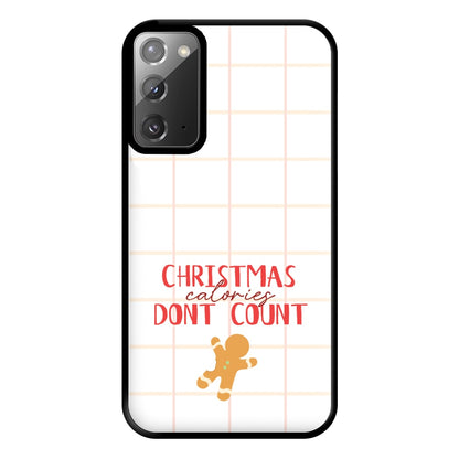 Christmas Calories Don't Count Phone Case for Galaxy Note 20 Ultra