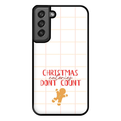 Christmas Calories Don't Count Phone Case for Galaxy S21FE