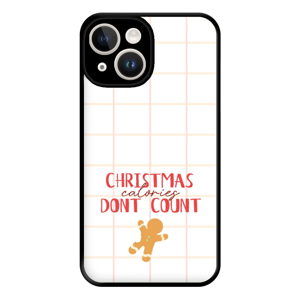 Christmas Calories Don't Count Phone Case for iPhone 14