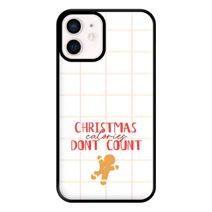 Christmas Calories Don't Count Phone Case for iPhone 12 Mini