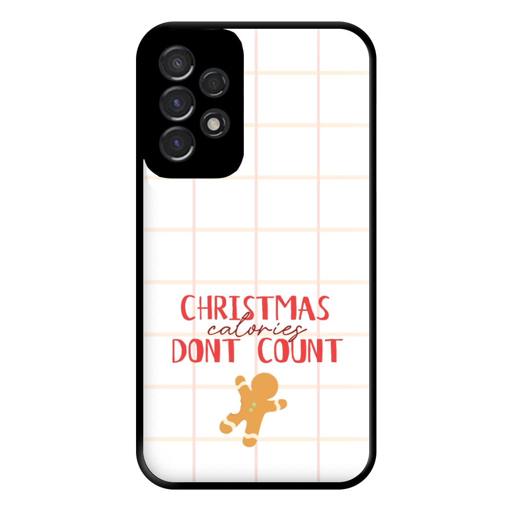 Christmas Calories Don't Count Phone Case for Galaxy A53