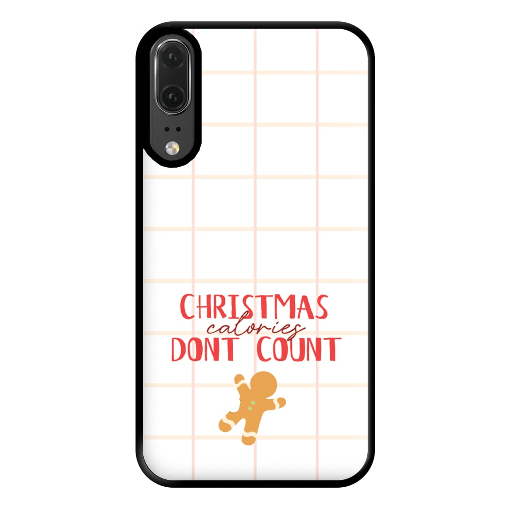 Christmas Calories Don't Count Phone Case for Huawei P20