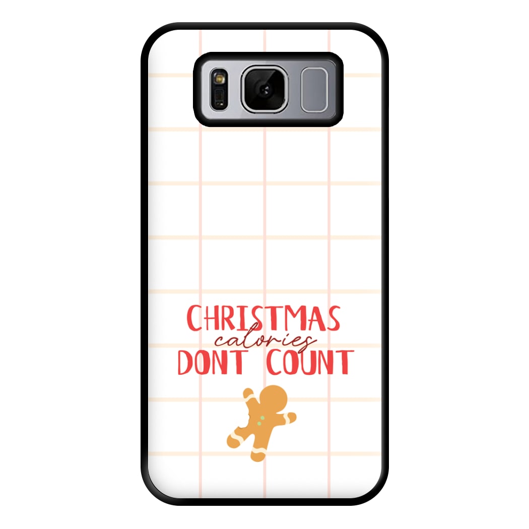 Christmas Calories Don't Count Phone Case for Galaxy S8 Plus