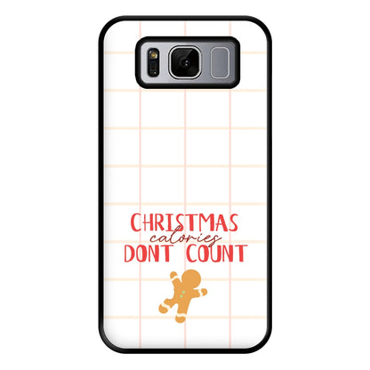 Christmas Calories Don't Count Phone Case for Galaxy S8 Plus