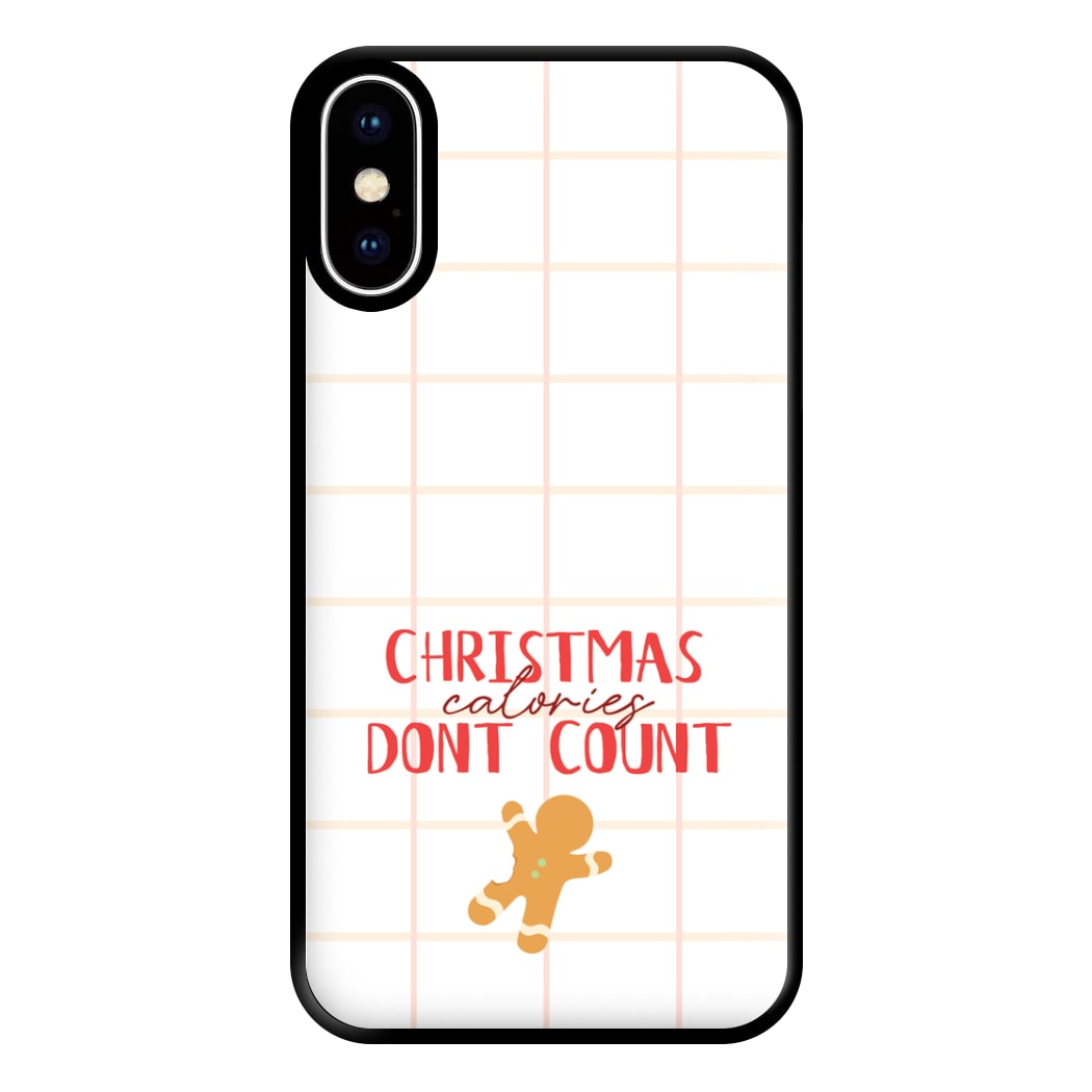 Christmas Calories Don't Count Phone Case for iPhone XS Max