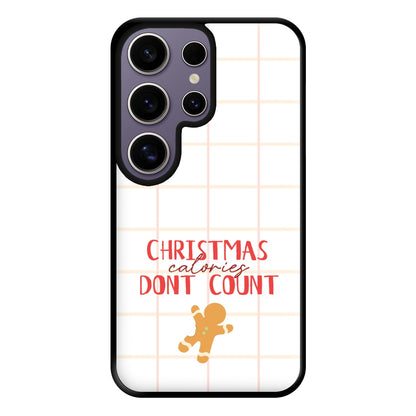 Christmas Calories Don't Count Phone Case for Galaxy S25 Ultra