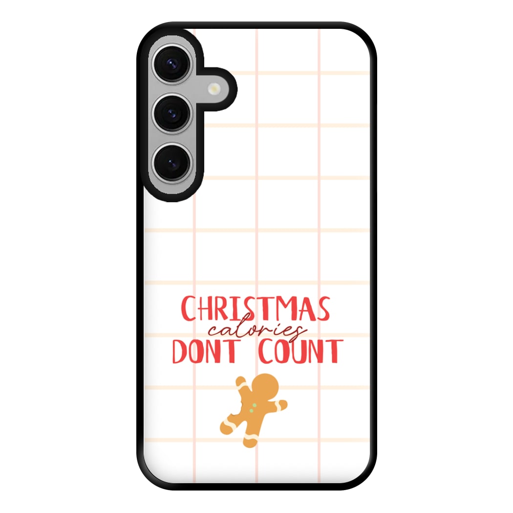 Christmas Calories Don't Count Phone Case for Galaxy S24FE