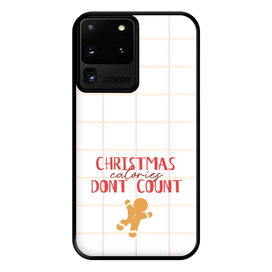 Christmas Calories Don't Count Phone Case for Galaxy S20 Ultra