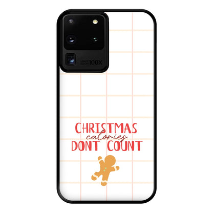 Christmas Calories Don't Count Phone Case for Galaxy S20 Ultra