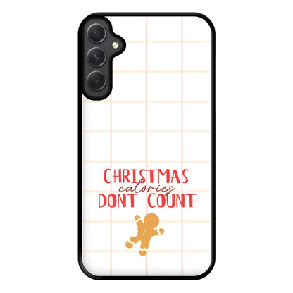 Christmas Calories Don't Count Phone Case for Galaxy A54