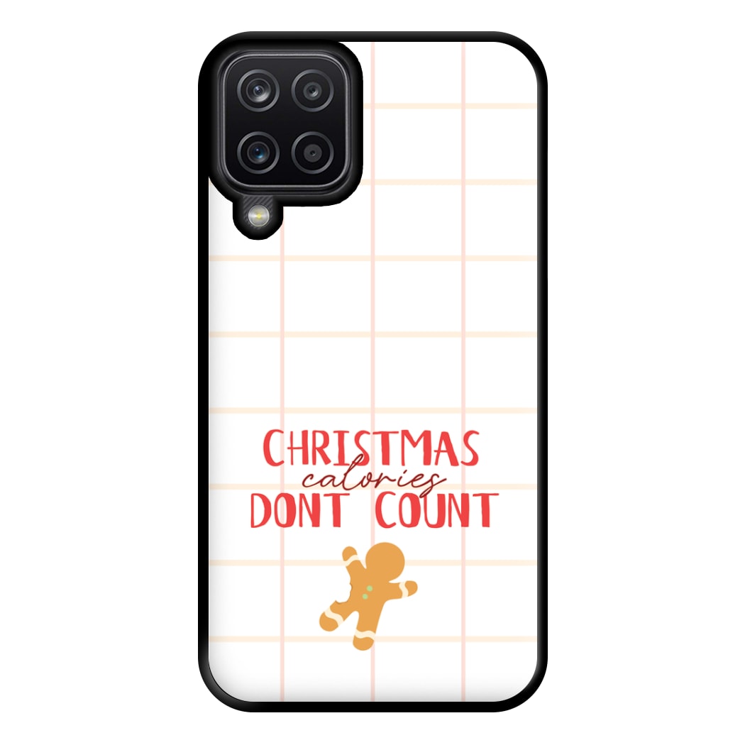 Christmas Calories Don't Count Phone Case for Galaxy A12