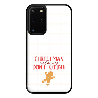 Christmas Calories Don't Count Phone Case for Galaxy S20 Plus