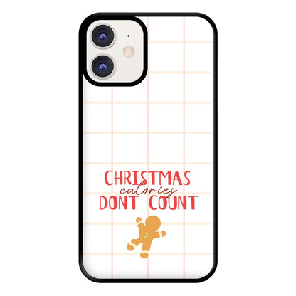 Christmas Calories Don't Count Phone Case for iPhone 12 / 12 Pro