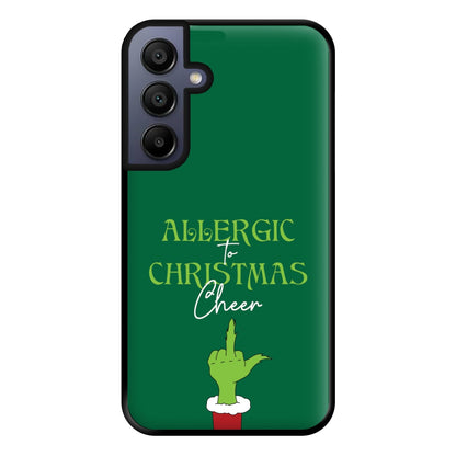 Allergic To Christmas Cheer Phone Case for Galaxy A15