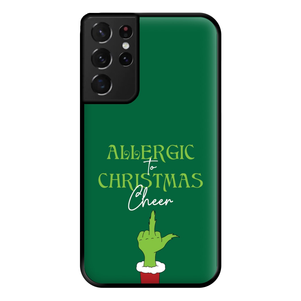 Allergic To Christmas Cheer Phone Case for Galaxy S21 Ultra