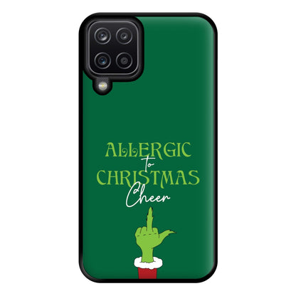 Allergic To Christmas Cheer Phone Case for Galaxy A12