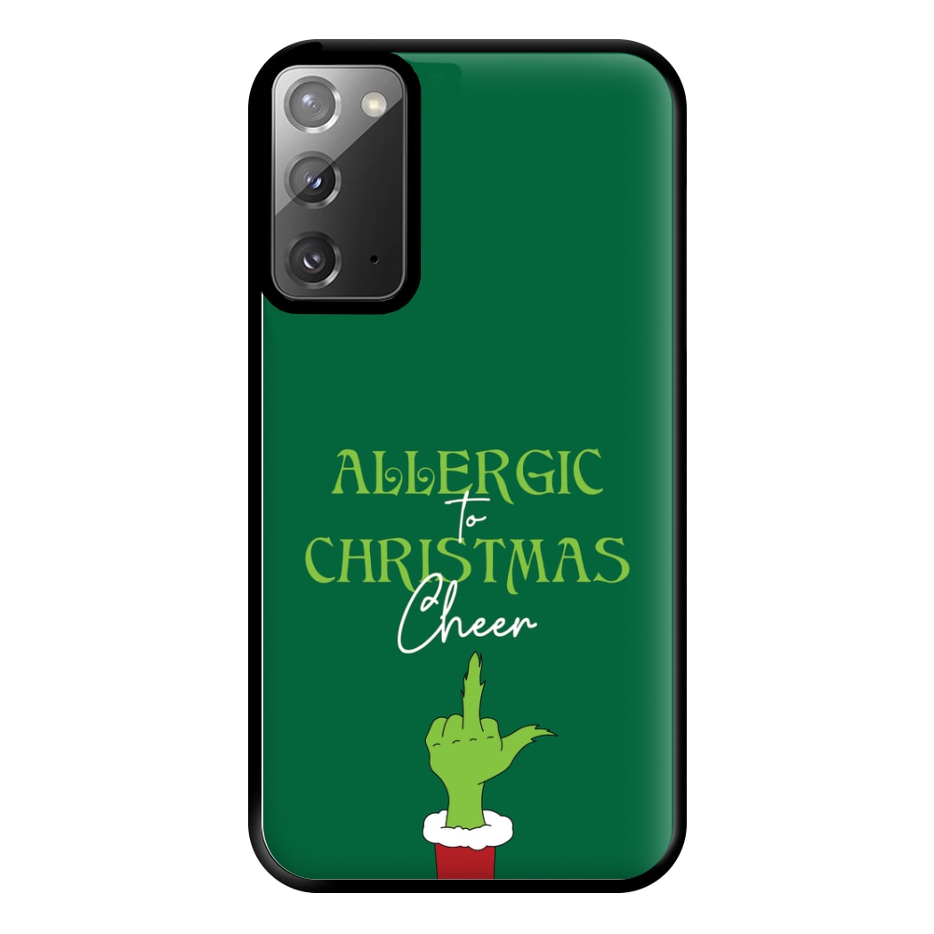 Allergic To Christmas Cheer Phone Case for Galaxy Note 20 Ultra