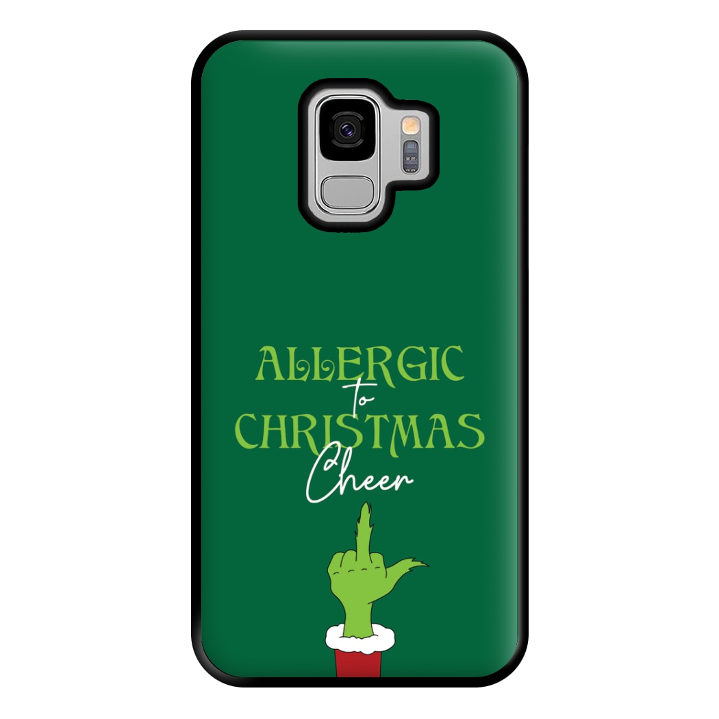 Allergic To Christmas Cheer Phone Case for Galaxy S9 Plus