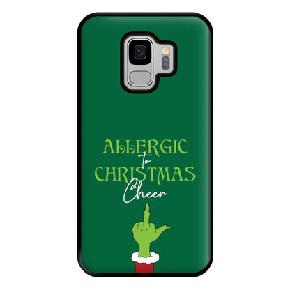 Allergic To Christmas Cheer Phone Case for Galaxy S9 Plus