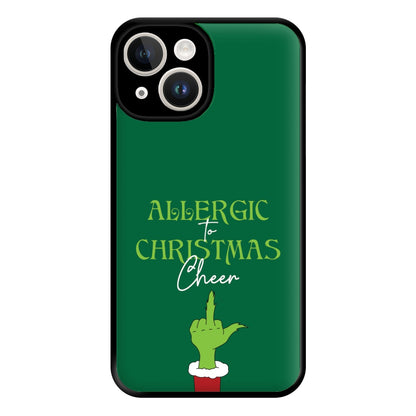 Allergic To Christmas Cheer Phone Case for iPhone 14