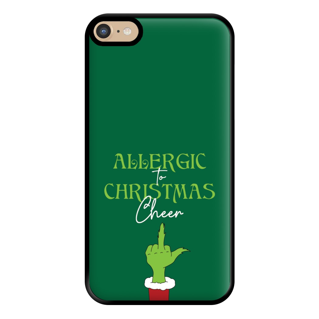 Allergic To Christmas Cheer Phone Case for iPhone 6 Plus / 7 Plus / 8 Plus