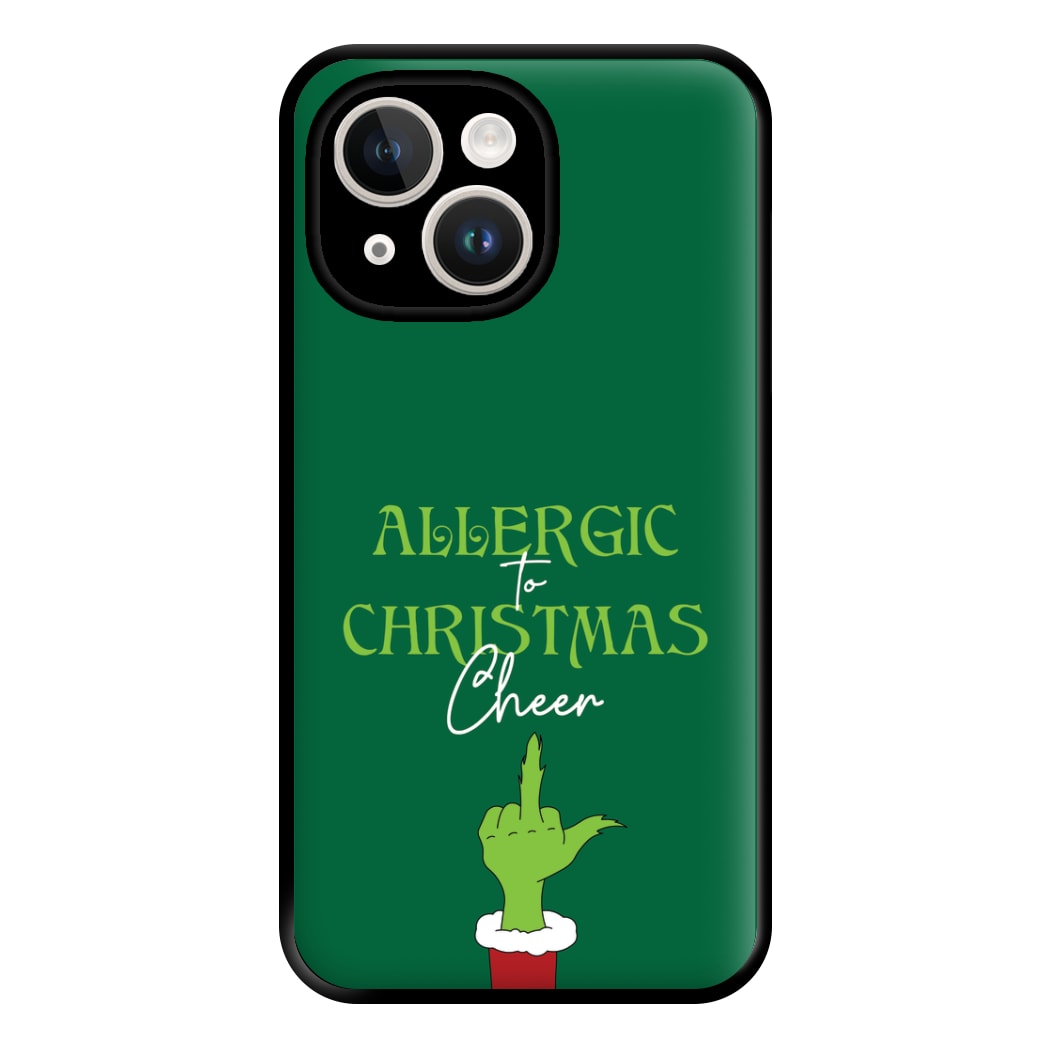 Allergic To Christmas Cheer Phone Case for iPhone 14 Plus