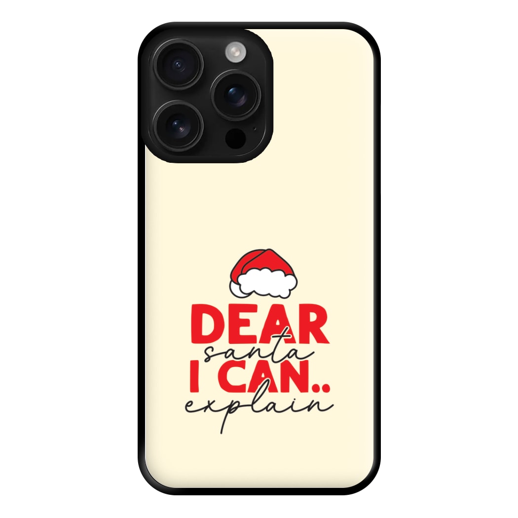 I Can Explain Santa Phone Case