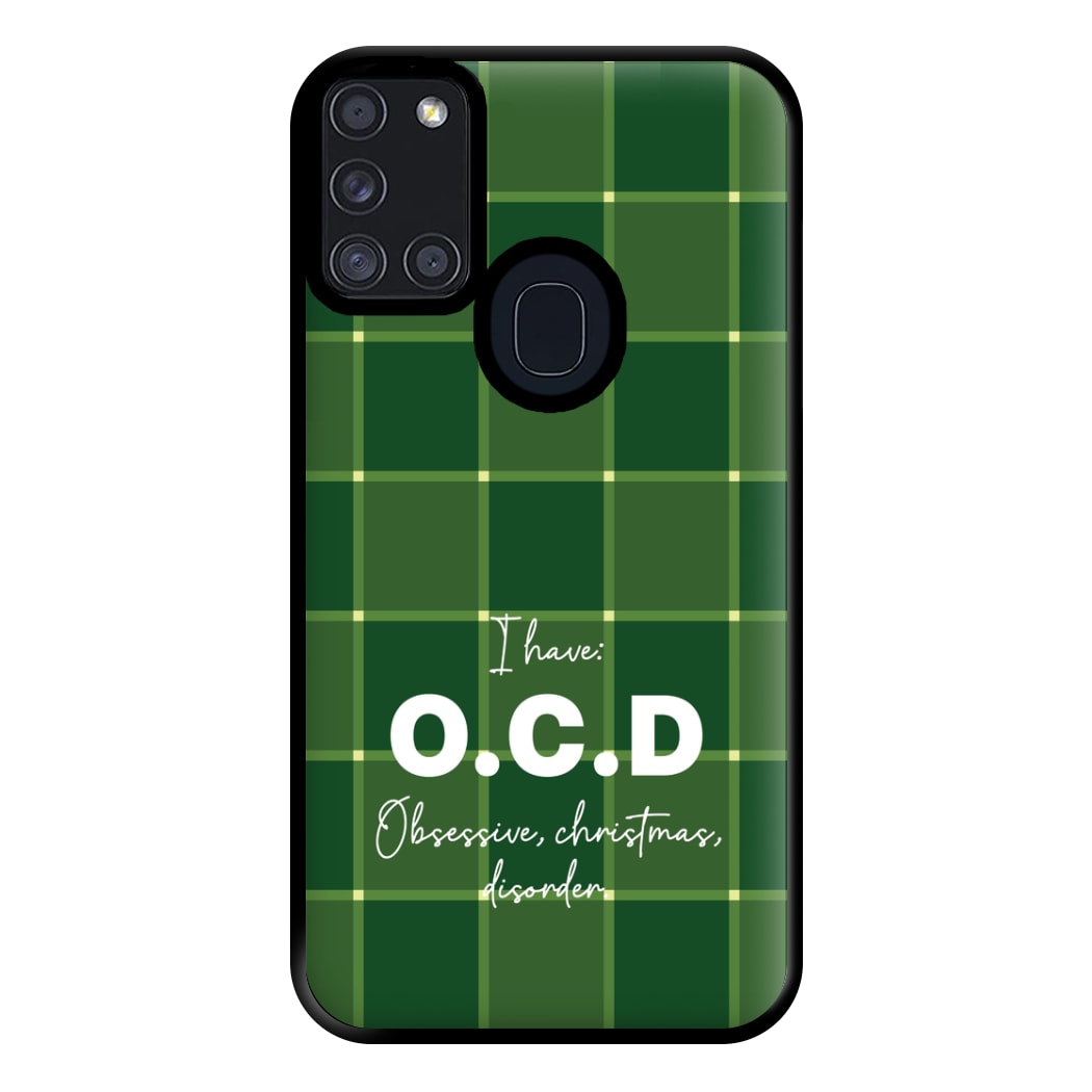 Obsessive Christmas Order Phone Case for Galaxy A21s