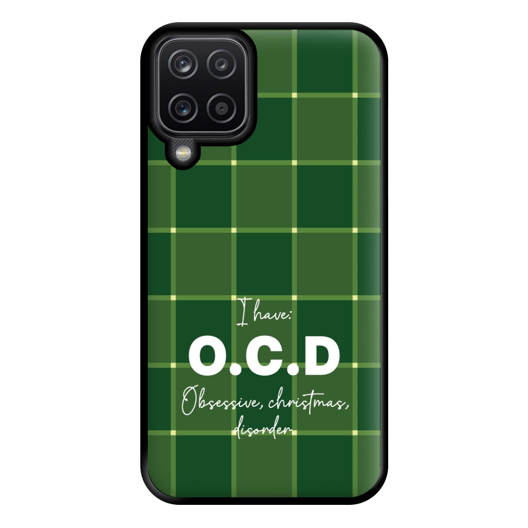 Obsessive Christmas Order Phone Case for Galaxy A12