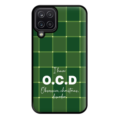 Obsessive Christmas Order Phone Case for Galaxy A12